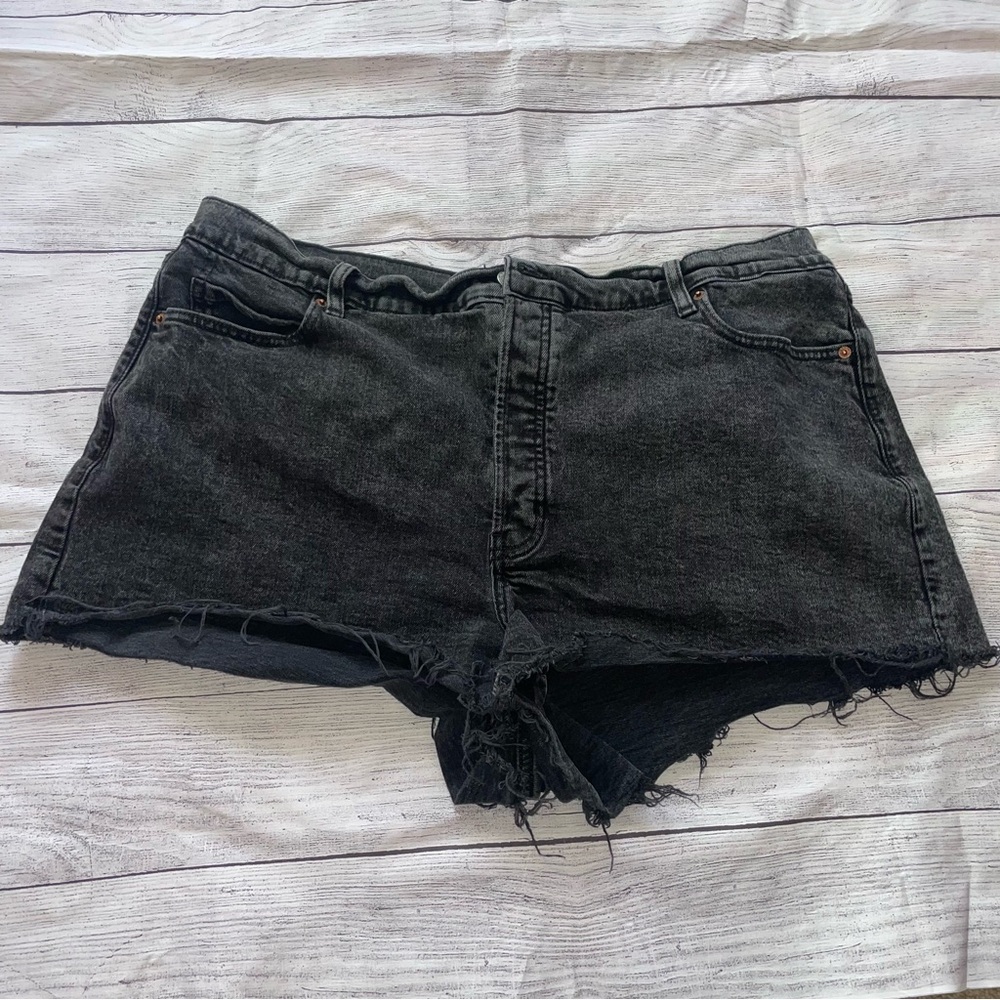 Old Navy Black Denim Shorts